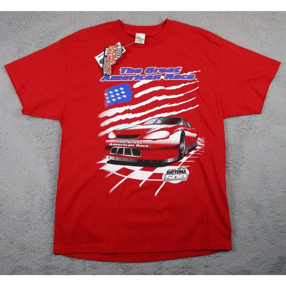 Racing Champions Nascar Daytona 500 Mens L T-Shirt 48th Annual 2006 Short Sleeve